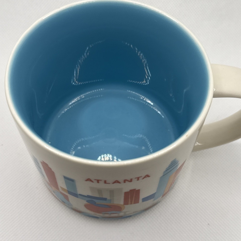 Starbucks You Are Here Atlanta GA Coffee Tea Mug 14 FL OZ 2015 3.5" - Picture 5 of 9